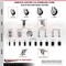 Service Caster 3 Inch 316SS Black Poly Swivel 1-3/4 Inch Expanding Stem Caster Lock Brake SCC SCC-SS316TTLEX20S314-PPUB-BLK-134 - alternate 5